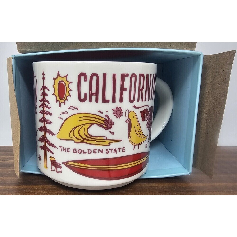 Starbucks California Been There Series 14 oz Mug The Golden State Original Box